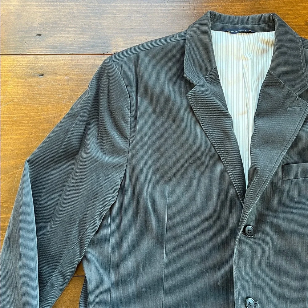 Banana Republic Corduroy Black Sports Jacket 46L